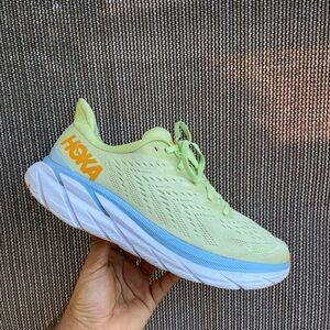 Hoka One One Clifton 8 Butterfly Yellow Summer Song